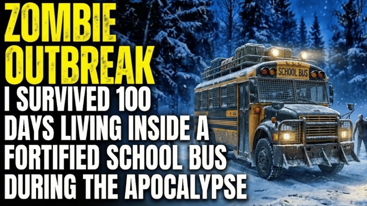 ZOMBIE OUTBREAK: I Survived 100 Days Living Inside a Fortified School Bus During The Apocaypse
