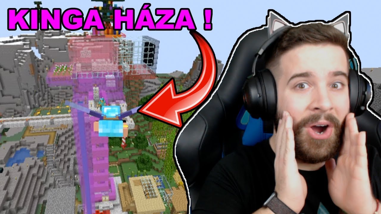 KINGA MEGMUTATJA A HÁZÁT a MINECRAFTBAN ! - VALAKI MEGLOPTA ? | KIVISSZÜK A MINECRAFTOT