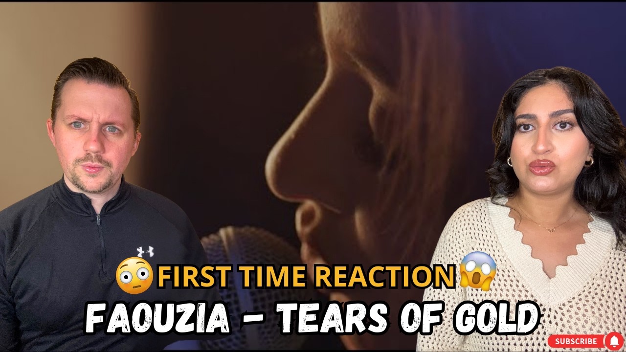 WE'RE BAAACK !!! My husband reacts to more Faouzia - Tears of Gold (Stripped) First time REACTION