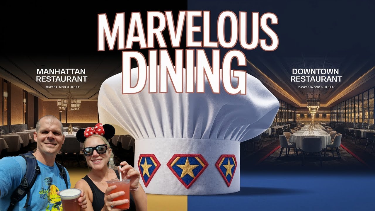 Disneyland Paris Hotel Review: Art of Marvel | Downtown vs Manhattan Restaurant Showdown 🍽️