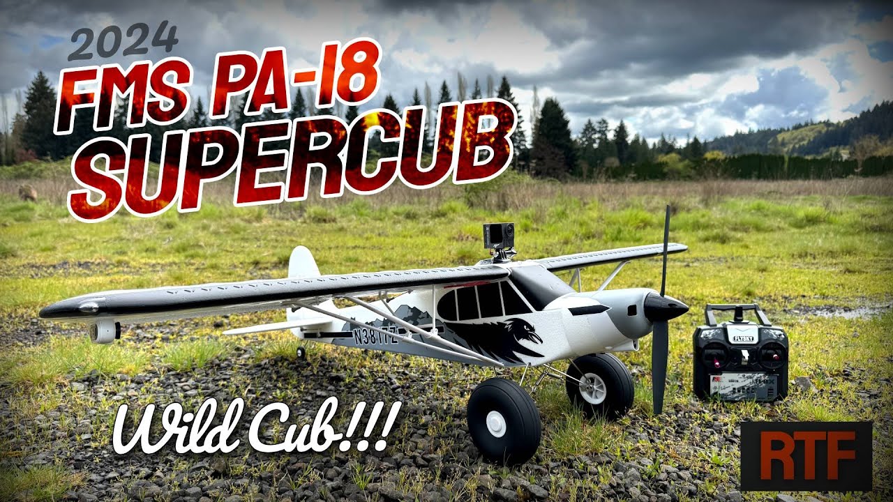 Розыгрыш + обзор! - Самолет FMS 1300 мм PA 18 Super Cub Rc