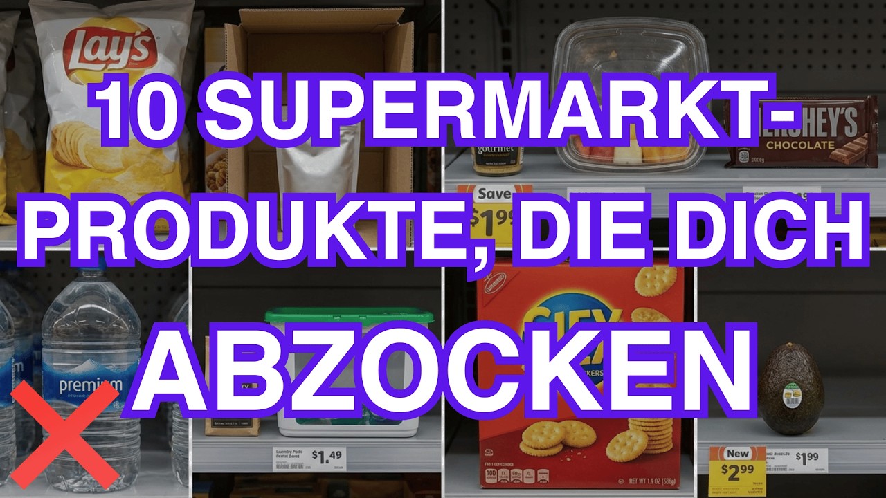 Diese 10 SUPERMARKT-Produkte sind REINE ABZOCKE