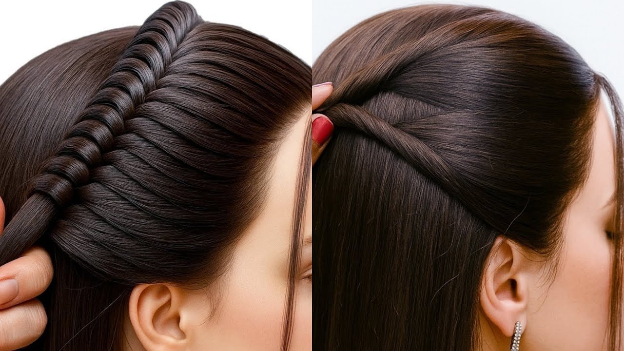 Простая и необычная прическа - прическа для вечеринки для девочки | Свадебная прическа | Прическа...