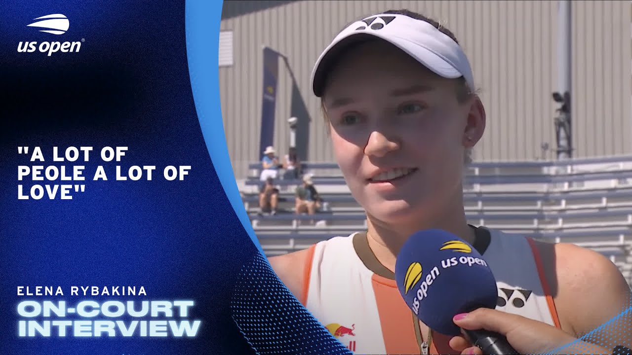 Elena Rybakina On-Court Interview | 2025 US Open Round 1