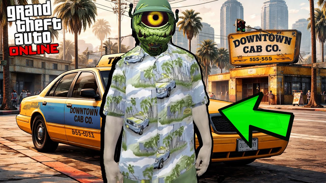 Как разблокировать футболку Downtown Cab Co. в GTA Online! (Новая одежда 2026 года)
