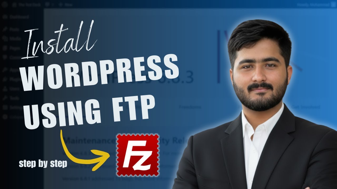 How to Install WordPress Using FTP | How to setup WordPress via FTP