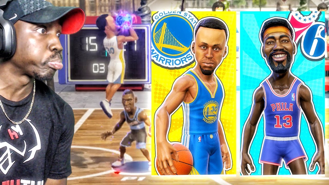 FACING LEGENDS CURRY & CHAMBERLAIN! NBA Playgrounds Gameplay Ep. 11
