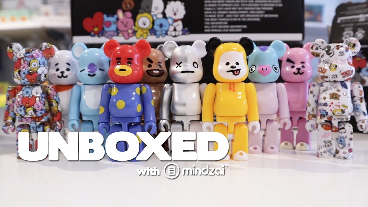 BT21 Bearbricks by BTS Entire Case Unboxing - Unboxed EP94