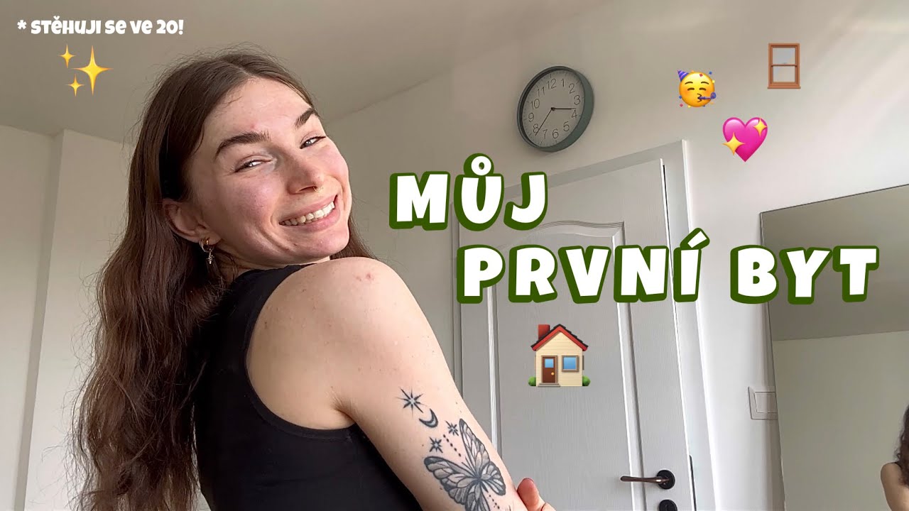 MŮJ PRVNÍ BYT *ve 20! ✨🥂