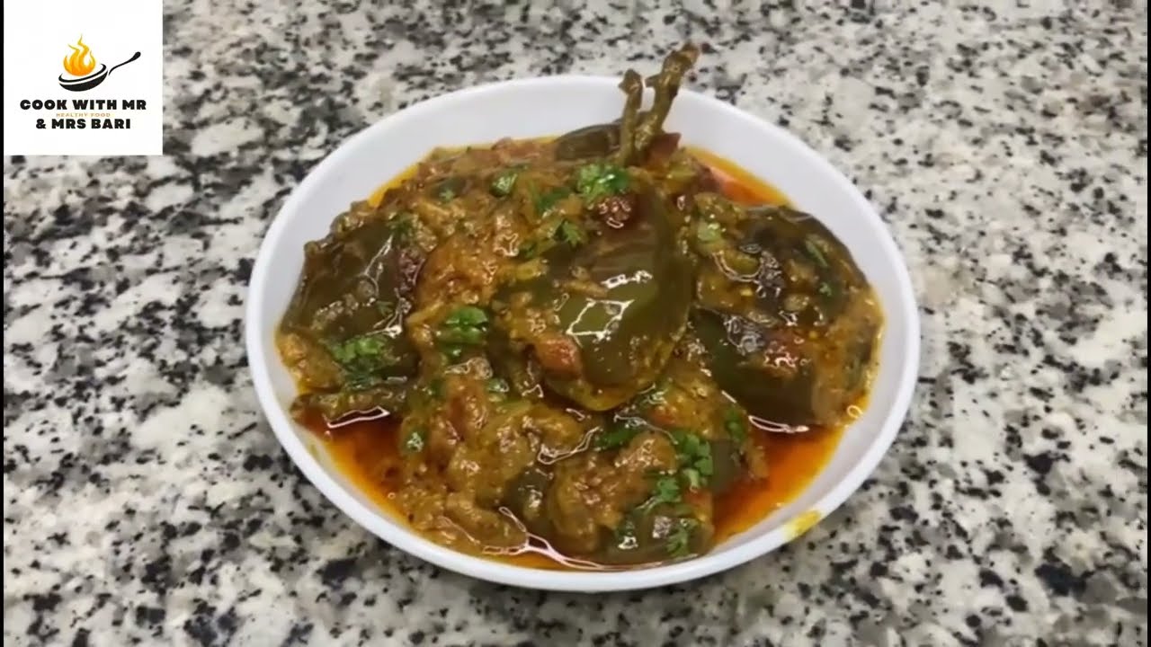 kathiyawadi baigan recipe || baigan ka bharta kaise banaen || stuffed(bharwa) masala baingan ||