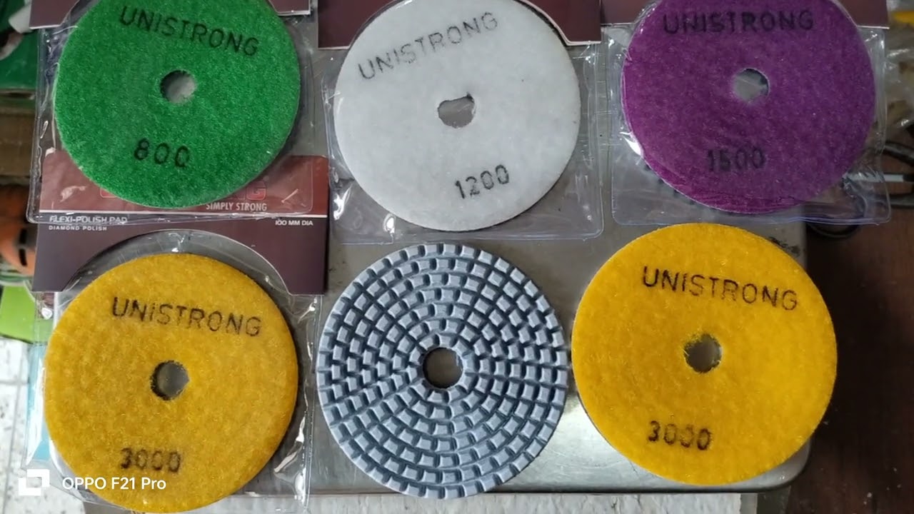 diamond pads for Italian polish