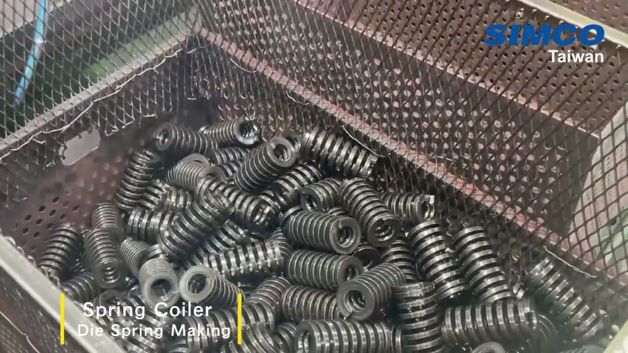 Spring Coiler - Die Spring Manufacturing | Flat Wire Forming | SIMCO Taiwan