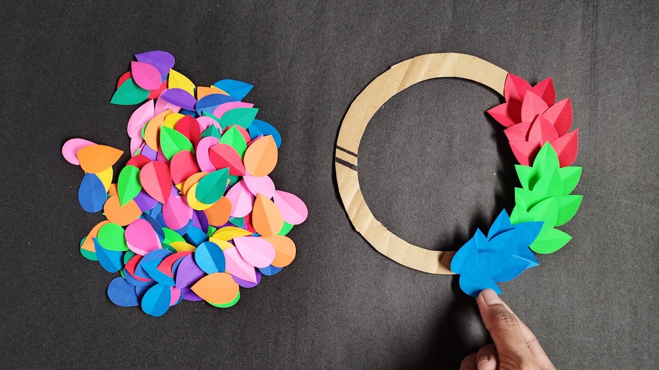 Beautiful Multicolour Paper Wall Hanging Ideas / DIY Home Decor Craft Ideas / Paper Crafts Ideas