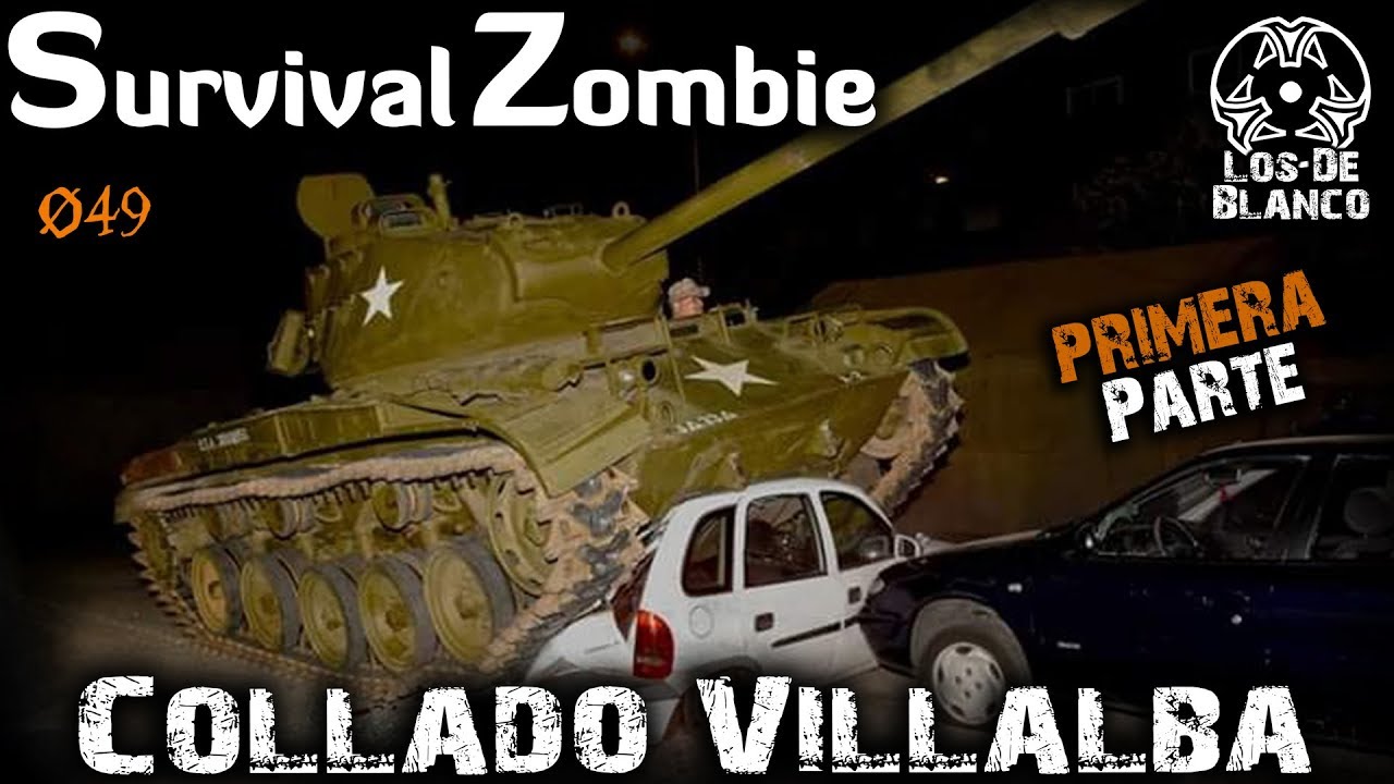 Collado Villalba Survival Zombie (Encerrada en un coche que va a ser aplastado por un tanque)