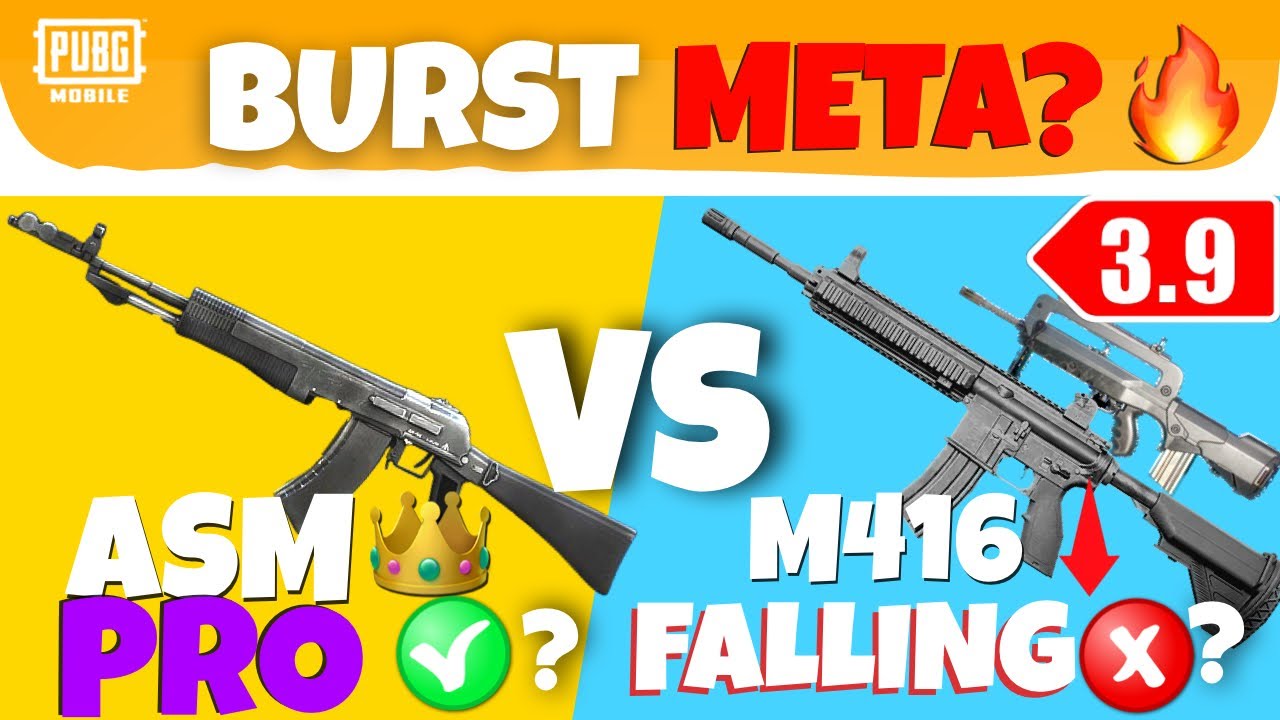ASM Abakan vs M416 | New Meta in Pubg Mobile 3.9 Update?🔥 Full Gun Test