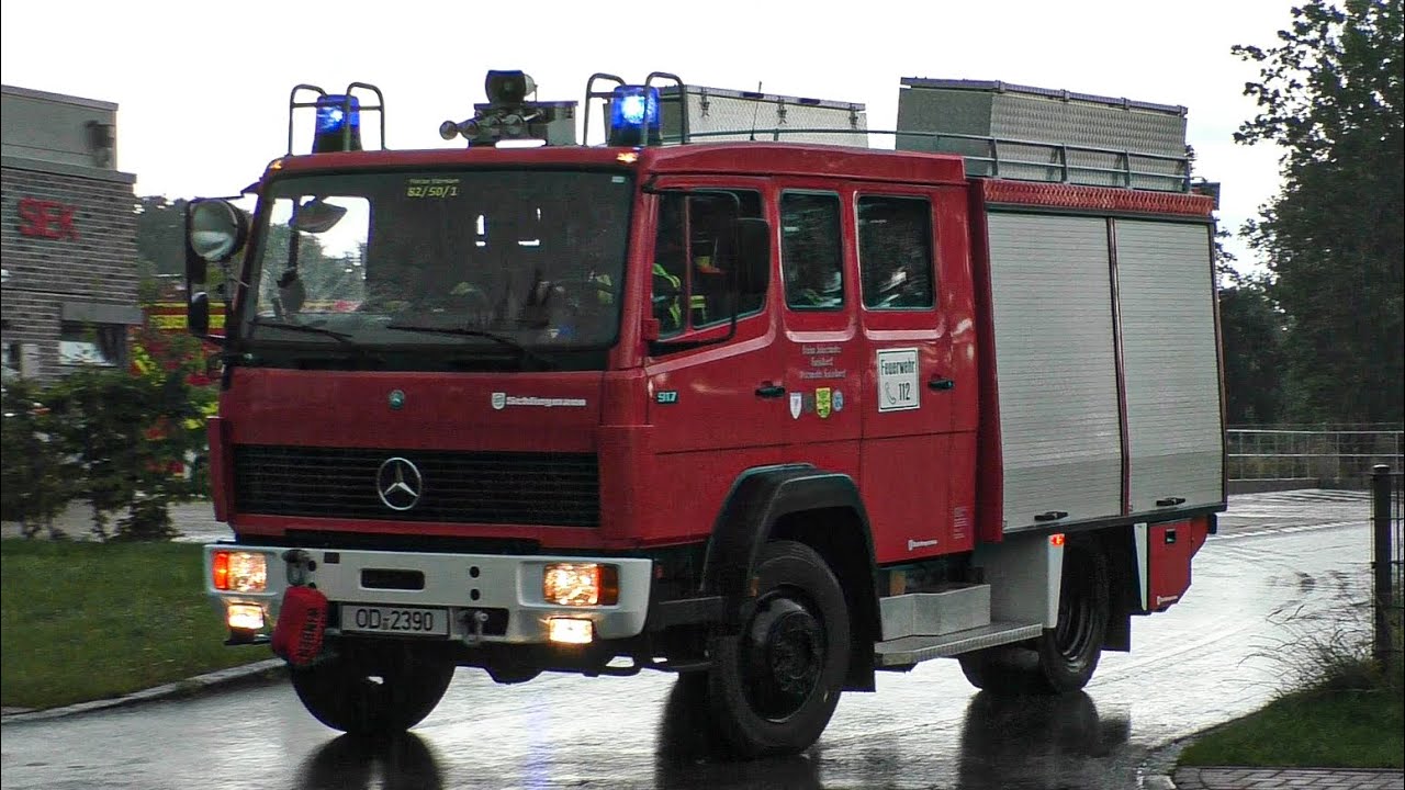 [Einzigartiger R&uuml;stwagen!] Einsatzfahrten LF20 + RW1 Freiwillige Feuerwehr Hoisdorf! (Kreis Storman)