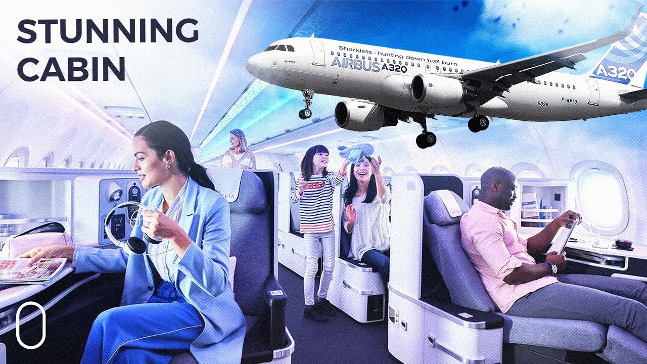 Airbus Reveals Stunning &lsquo;Airspace&rsquo; Narrowbody Cabin