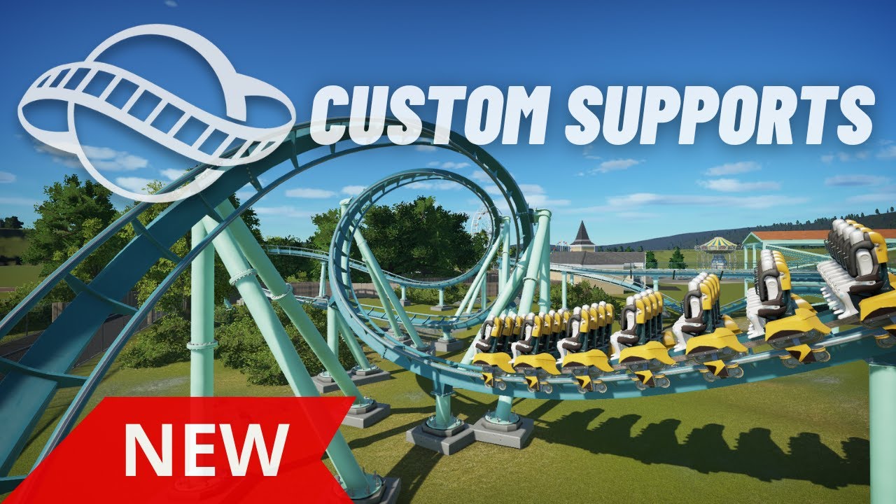 Mini-Tutorial Part 5 - How To Build Realistic Custom Supports In Planet Coaster (Timelapse)