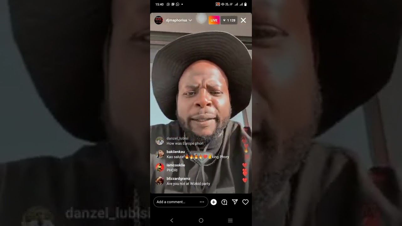 DjMaphorisa live on IG,December is comingArtists are relaxing,tl✌️ #djmaphorisa #kabzadesmall