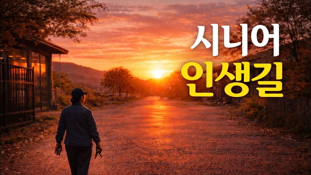 🌅 시니어 인생길– 노을 속에서 다시 걷는 인생 | 작사 곽의영