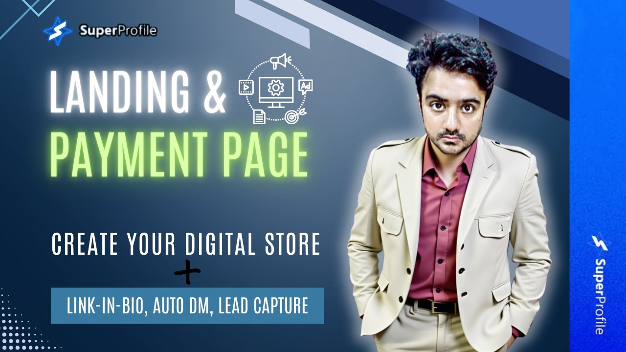 Landing Page & Payment Gateway | Digital Store | Superprofile | Link In Bio #linkinbio #ecommerce