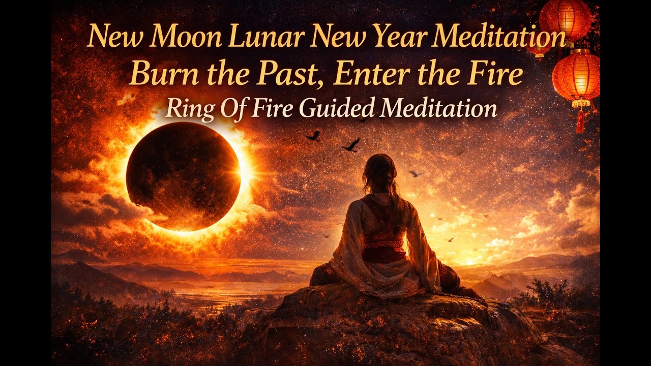 New Moon Lunar New Year Meditation | Burn the Past, Enter the Fire-Ring Of Fire Guided Meditation