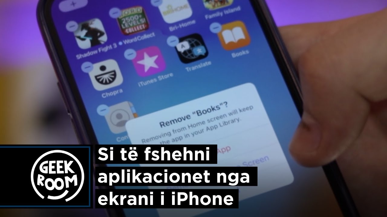 Si të fshihni aplikacionet nga ekrani i iPhone - Geek Room