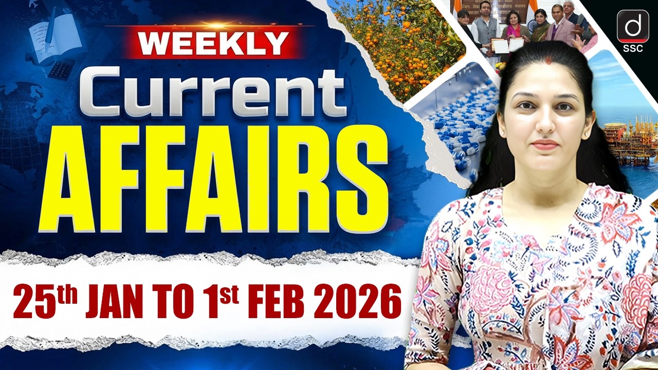 Weekly Current Affairs | January-February Current Affairs 2026 for All Government Exams by Namu Mam