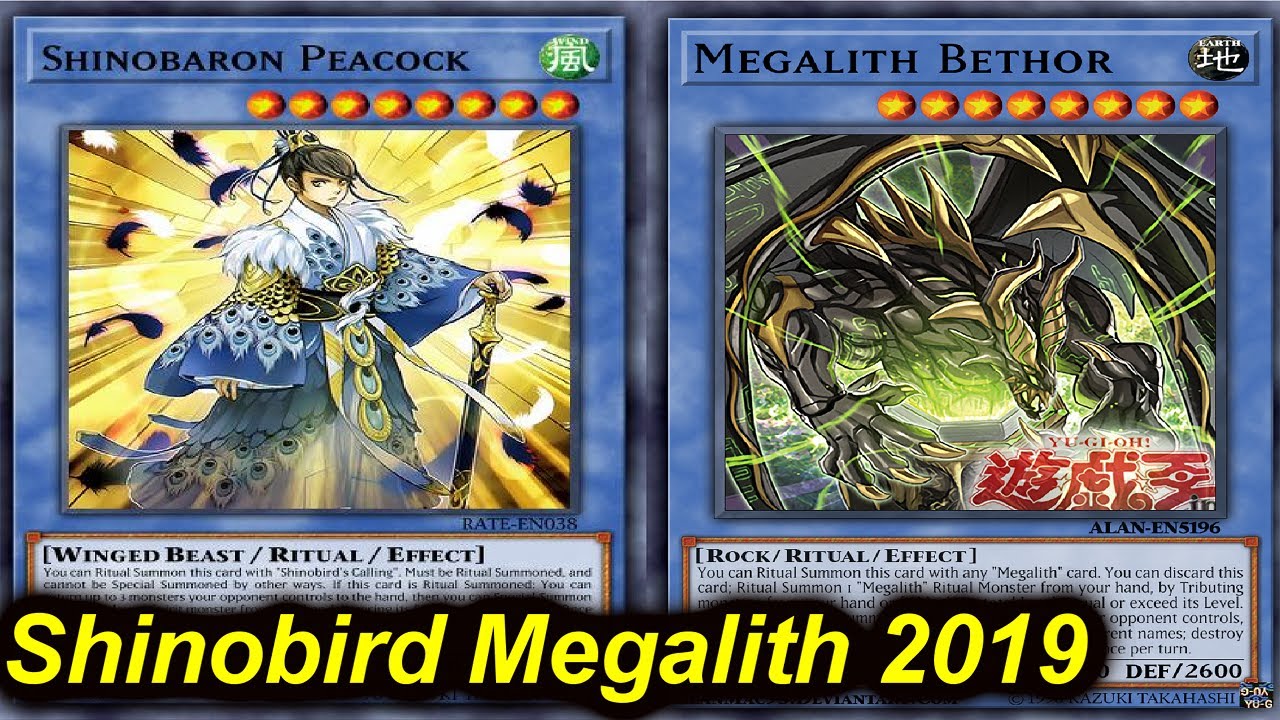 【YGOPRO】SHINOBIRD MEGALITH DECK 2019