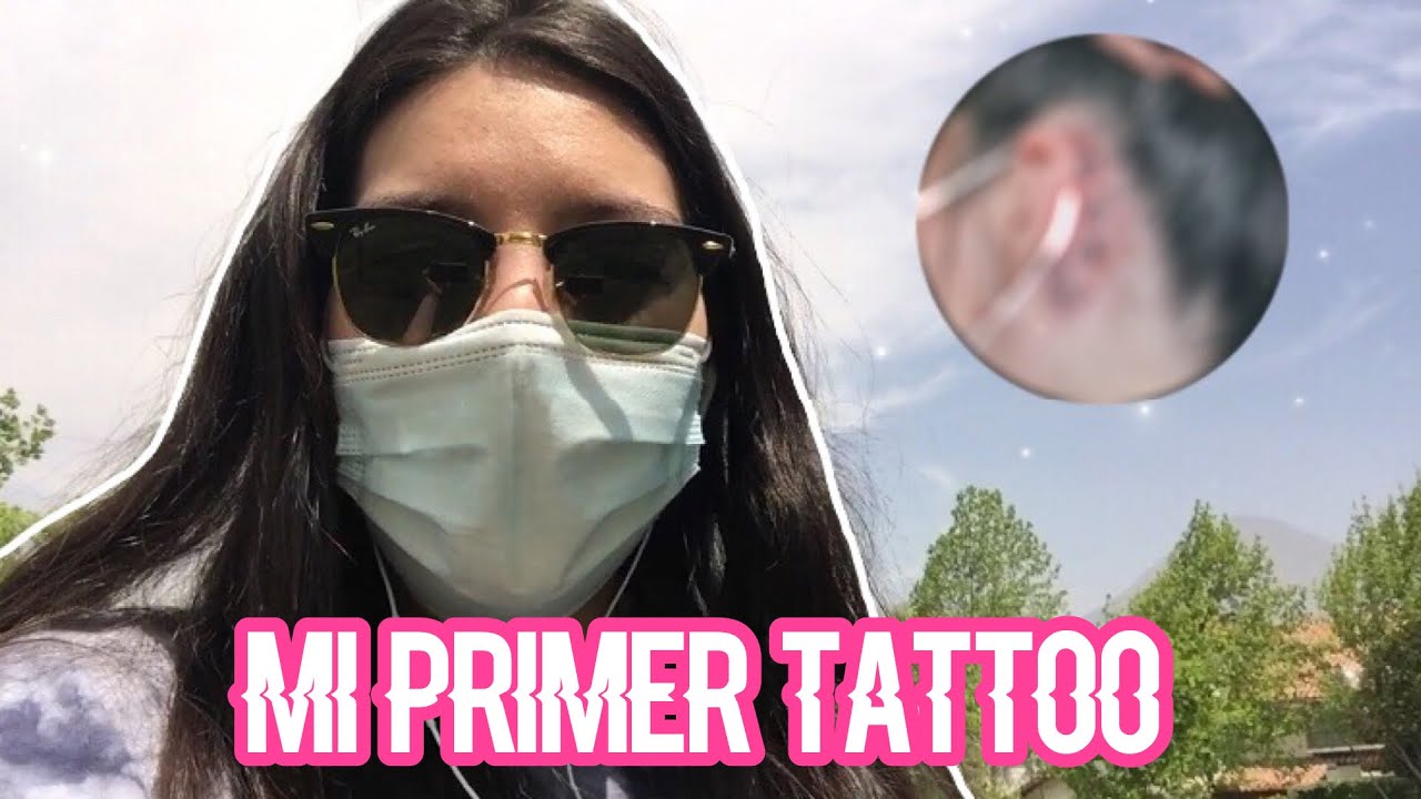 VLOG: MI PRIMER TATTOO ATRAS DE LA OREJA, me dolio?