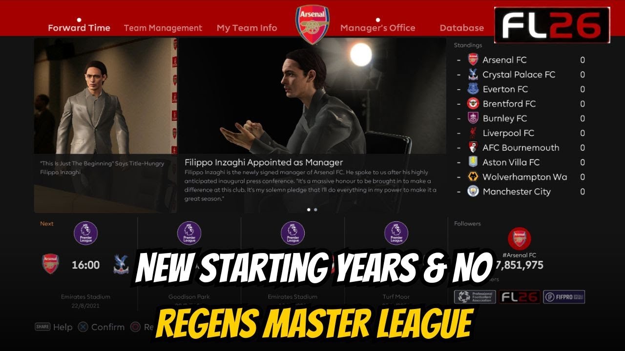 Новые стартовые годы и игроки без регенерации &mdash; Эволюция Мастер-лиги | Футбольная жизнь 2026 🔥