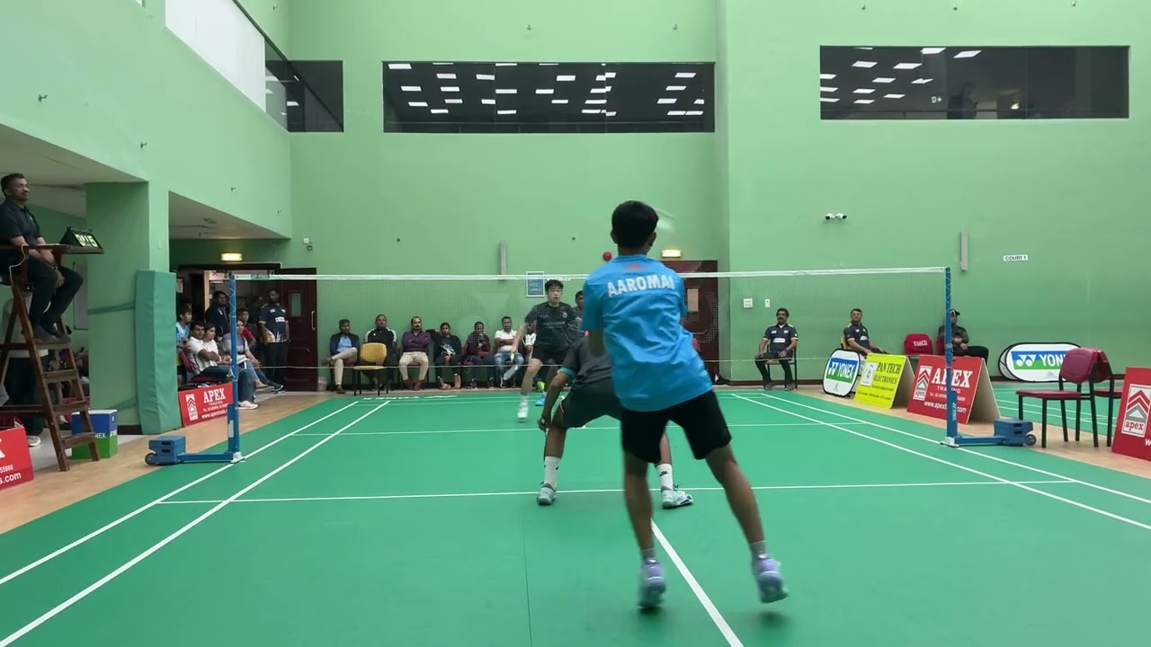 Aravamudhan/Yao Lee Vs Soorya/Aromal Shiju ISC Abu Dhabi Tournament 2026 Second Set