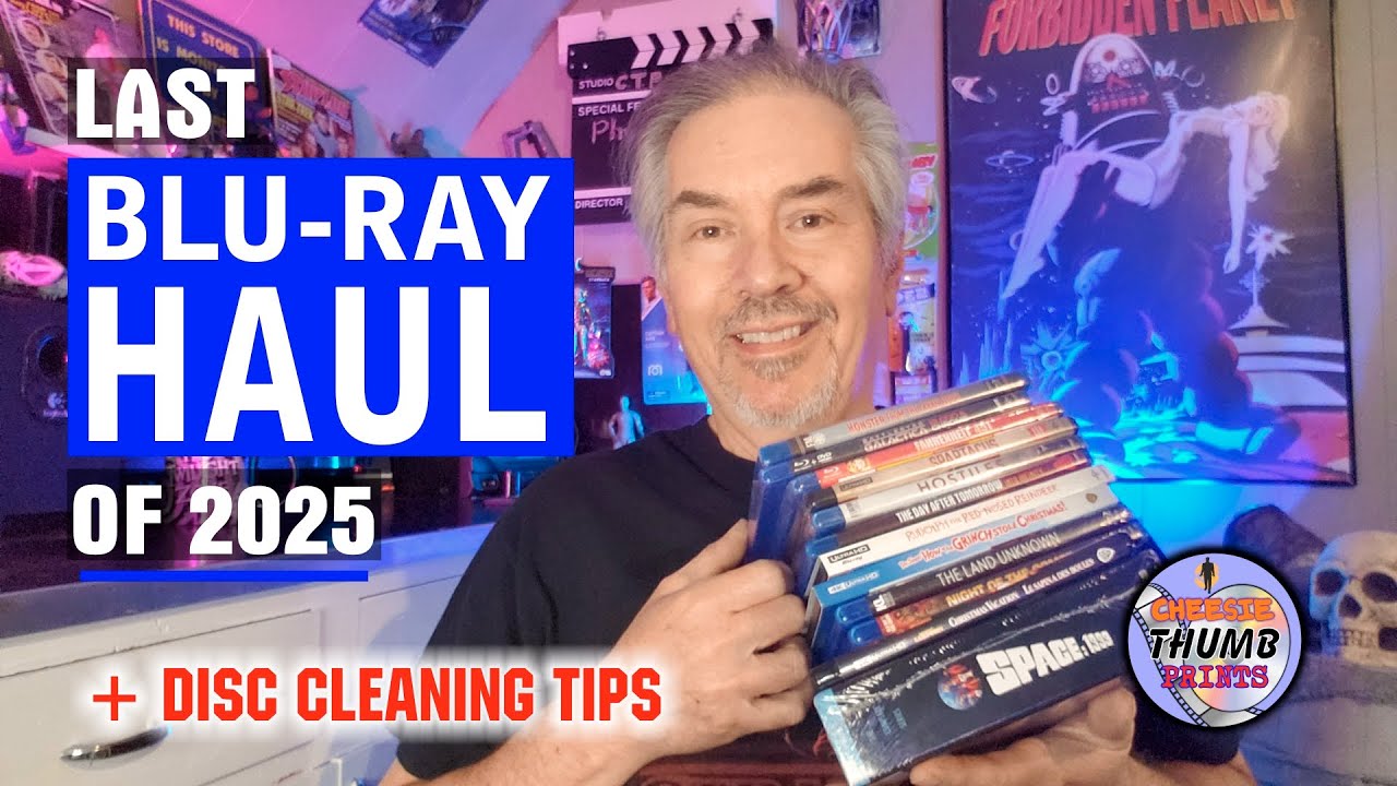 LAST Blu-ray HAUL for 2025 + Cleaning Discs