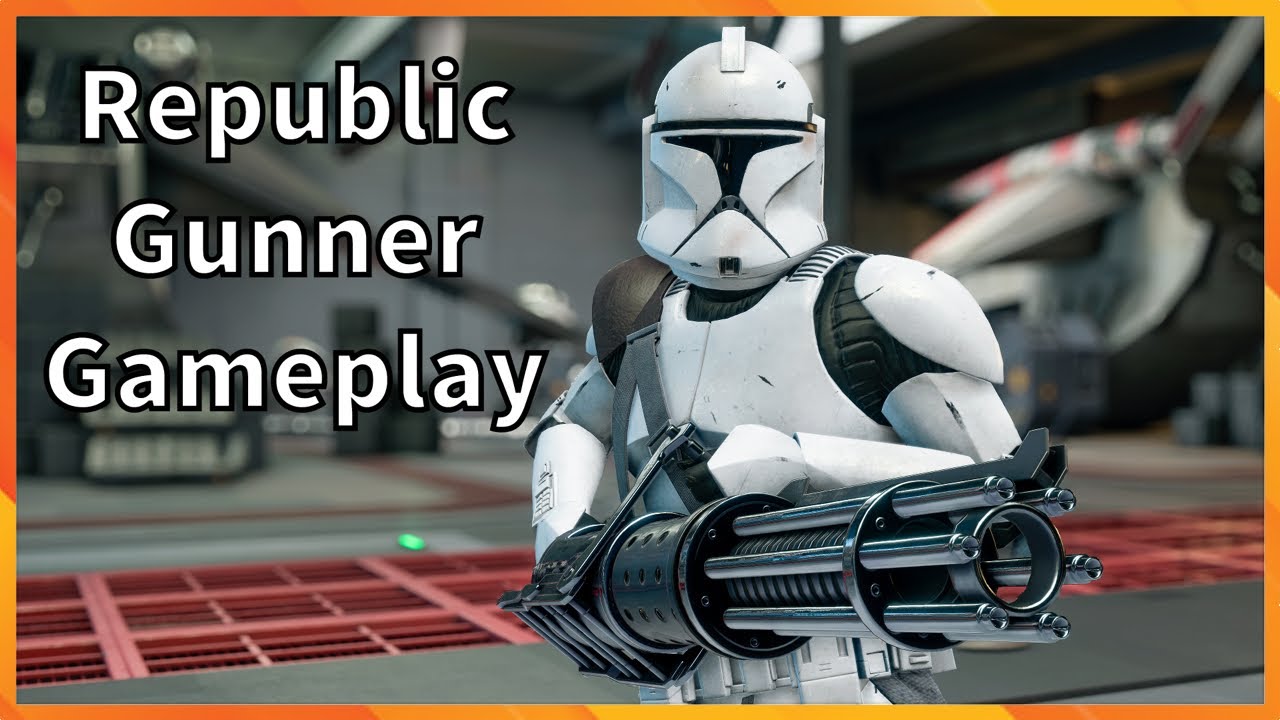 Republic Gunner Gameplay Star Wars Battlefront 2