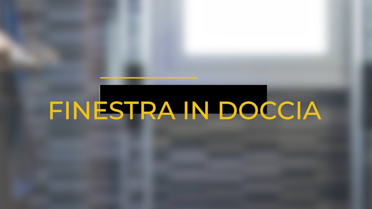 Finestra in doccia