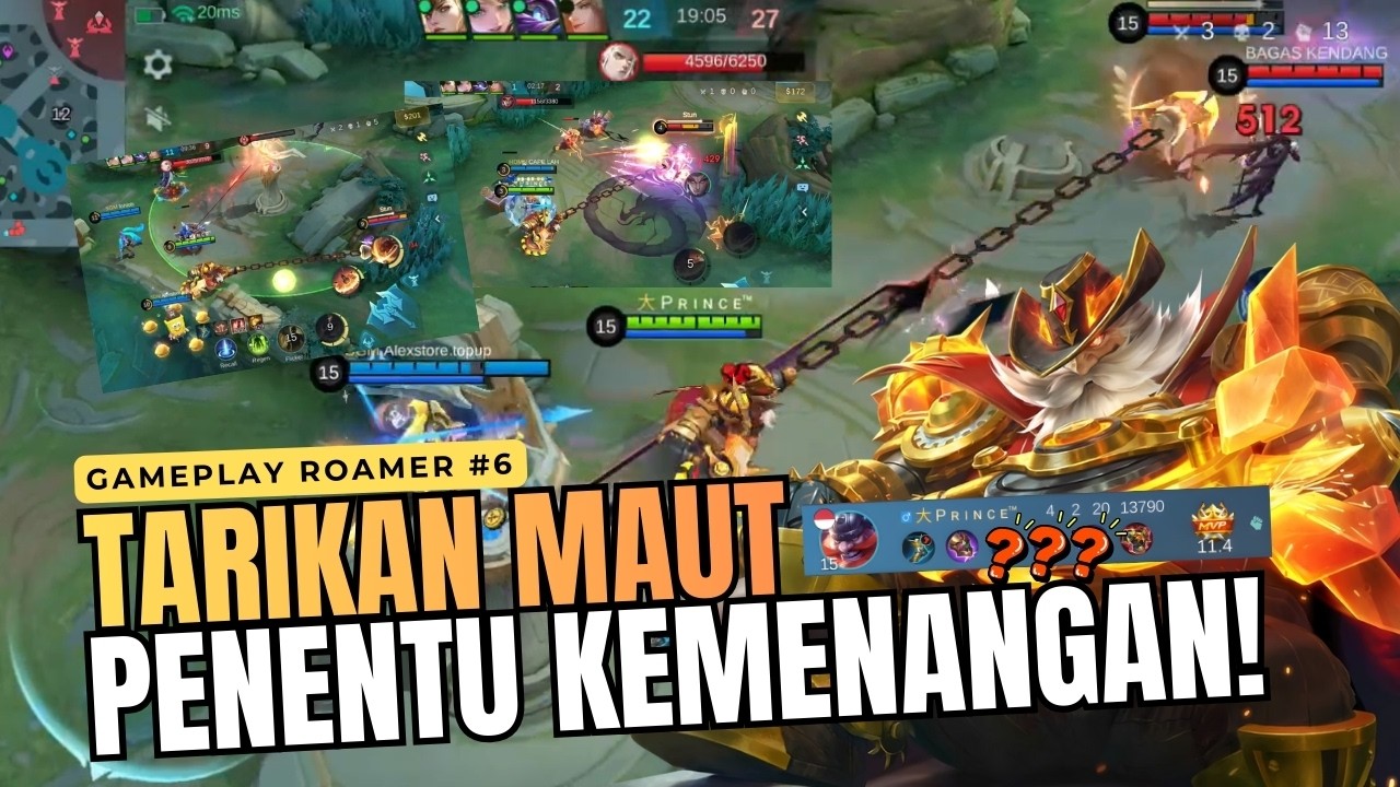 1 Hook Ubah Game! - Gameplay Roamer #Part6 | Sekali Tarik Selesai!