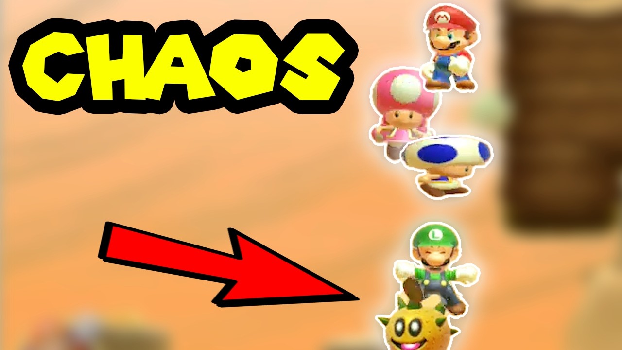Многопользовательский режим Super Mario Maker 2 &mdash; это ПОЛНЫЙ ХАОС (смешные моменты)
