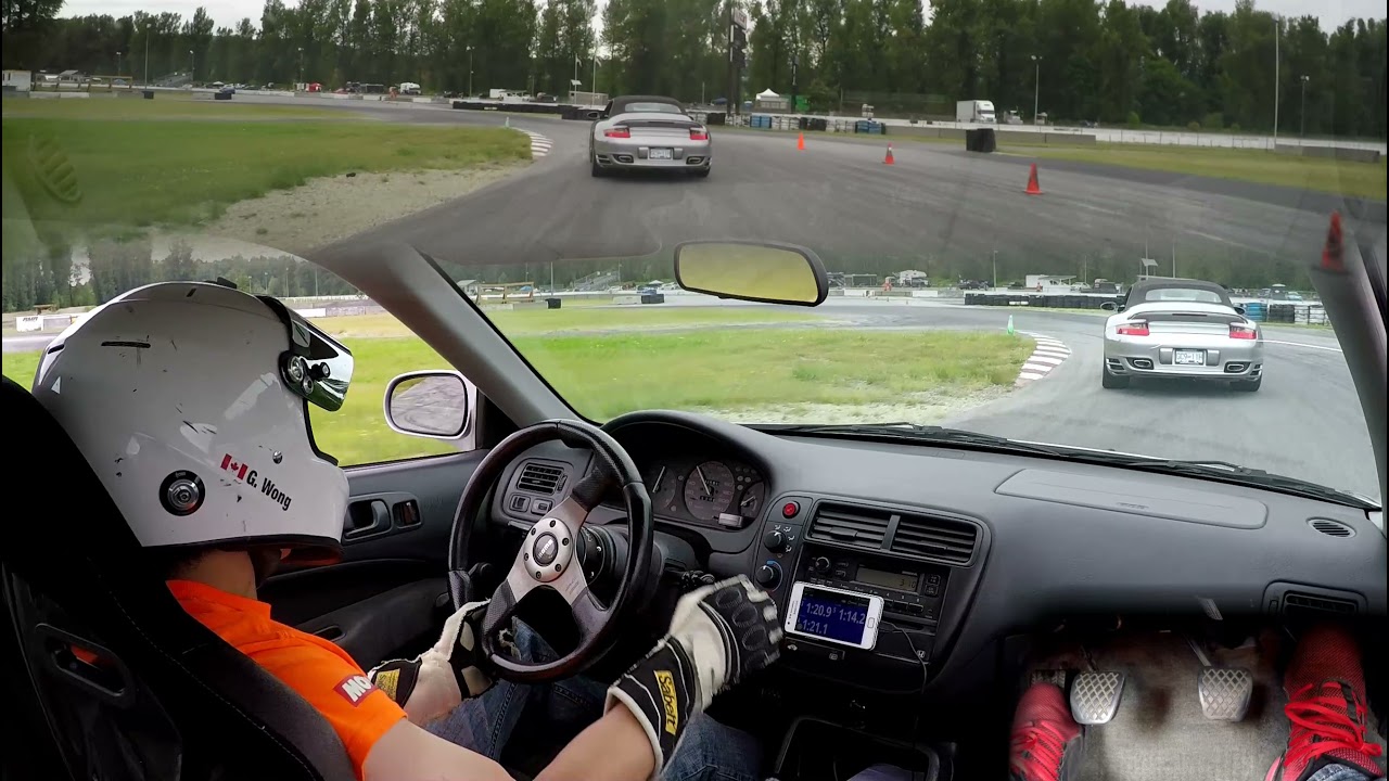 Mission Raceway B18C1 EK vs TA FRS + Modded EVO Best Lap of Day 1:20.9