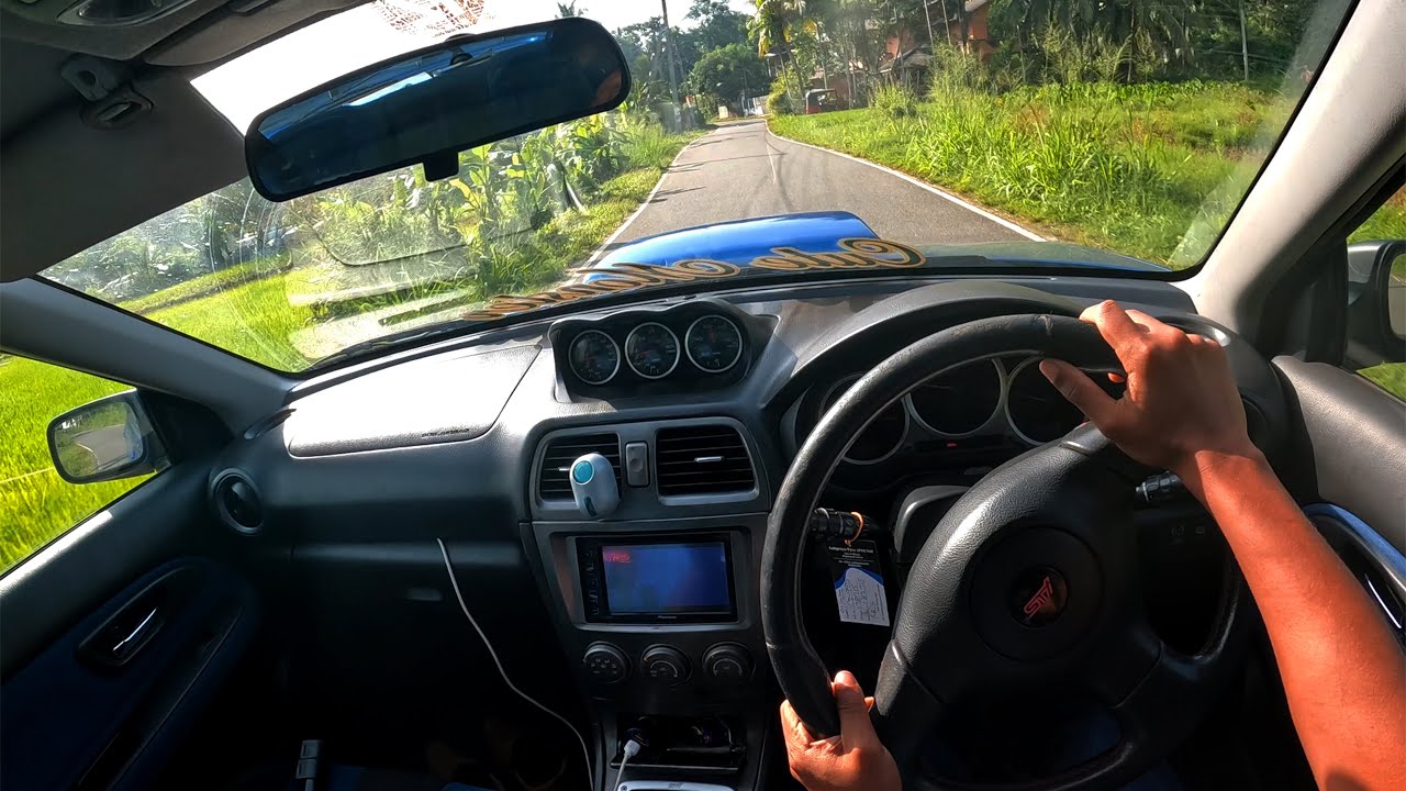Explore the Rural Beauty of Sri Lanka | 307 BHP Subaru Impreza WRX STI 2004 | POV Drive (2022)