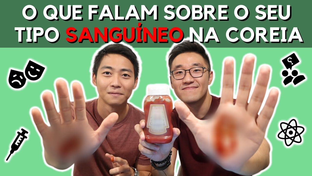 TIPO SANGUÍNEO E SUAS PERSONALIDADES | CULTURA COREANA | COREANOS MIB