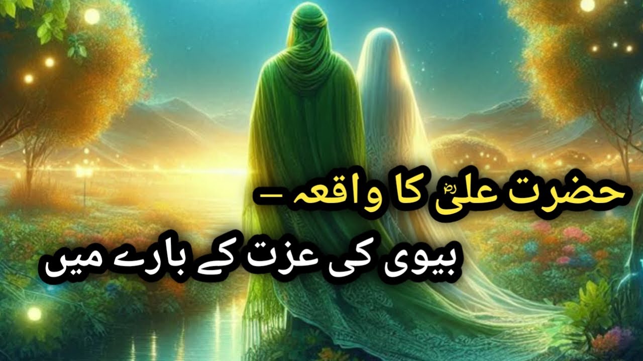 Biwi Ki Izzat Kyun Zaroori Hai? Hazrat Ali (RA) Ka Hikmat Bhara Waqia | Islamic Story
