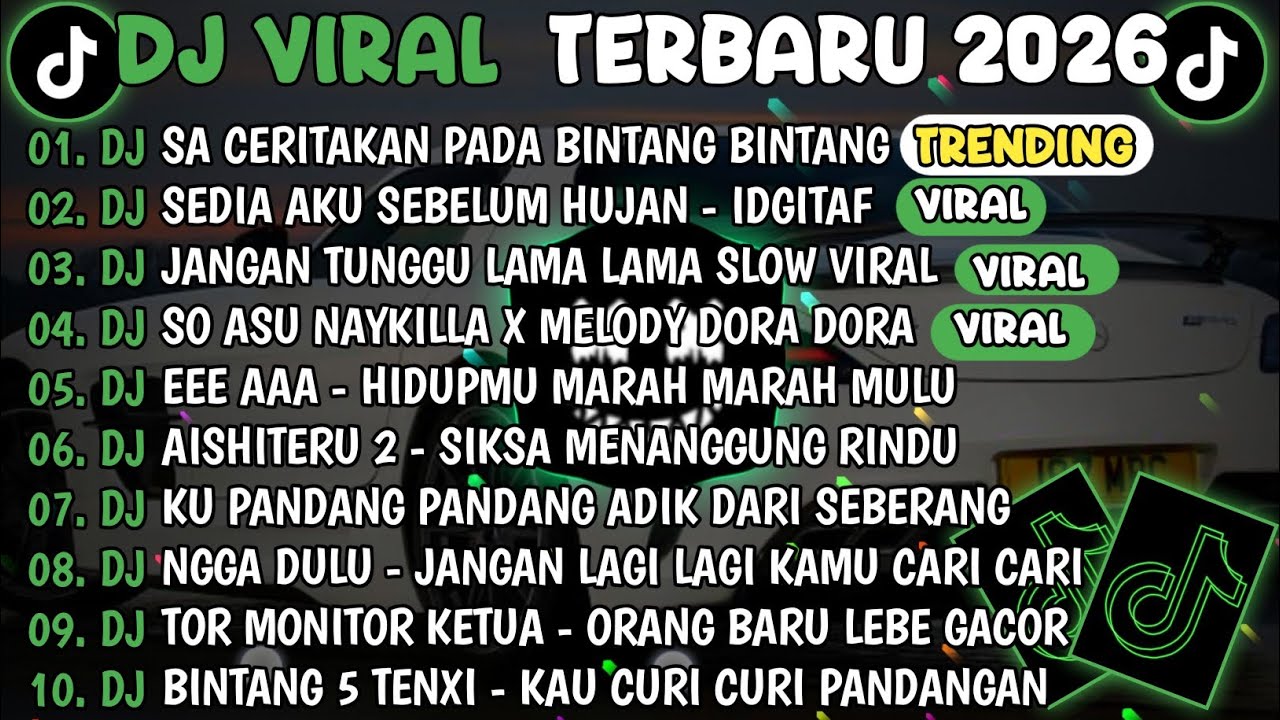 DJ TIKTOK TERBARU 2025🎵DJ SA CERITAKAN PADA BINTANG BINTANG - JAUH KO PERGI🎵DJ JANGAN TUNGGU LAMA