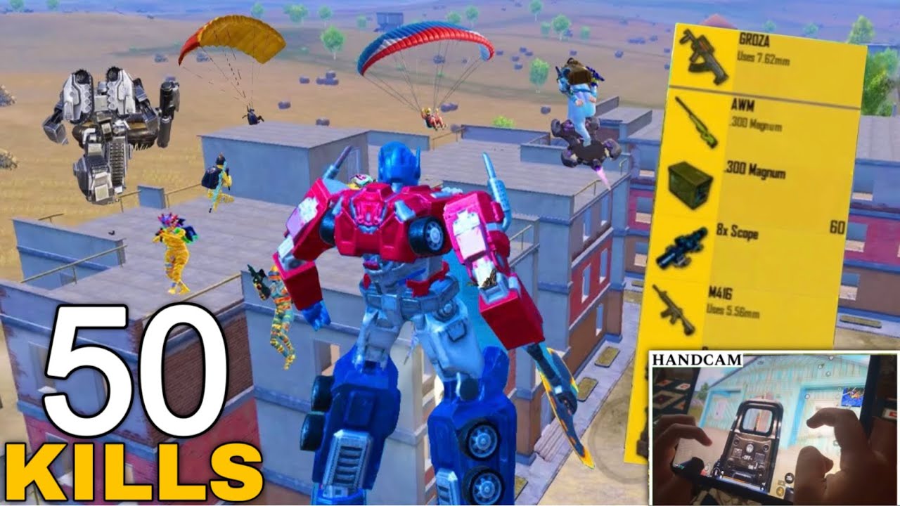 50 KILLS!🔥 in 17 MINUTES RUSH GAMEPLAY with HANDCAM 😍 SAMSUNG, A7, A8,15,J6,J7,J2,J3, XS,A3,A4,A5,A6