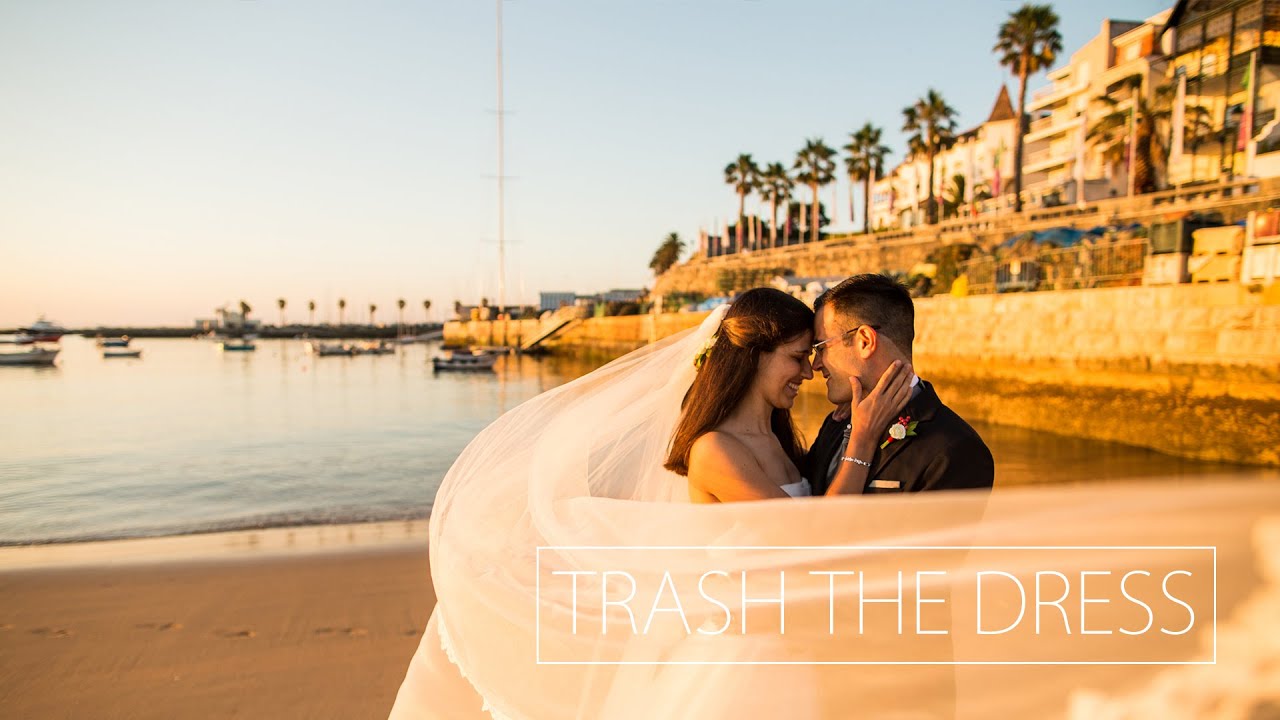 Fotografo Brasileiro em Portugal | Trash The Dress em Cascais
