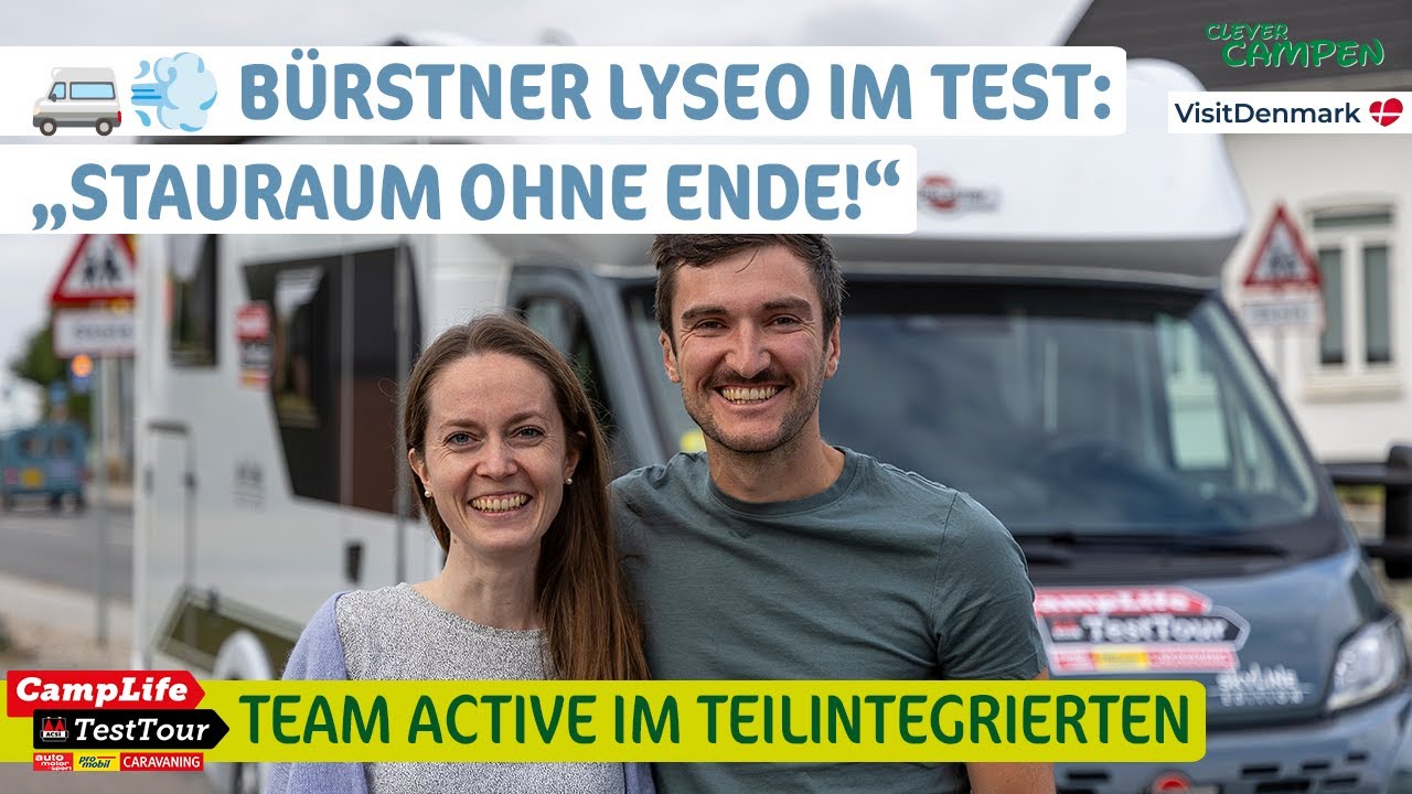 B&uuml;rstner Lyseo Time Test: Viel Platz f&uuml;r Hobbys & Shopping | Team Active bei der CampLife TestTour