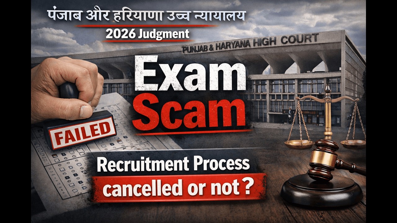 Exam Scams (Paper Leak Cases) II 2026 Judgment 30 (Punjab and Haryana High Court)