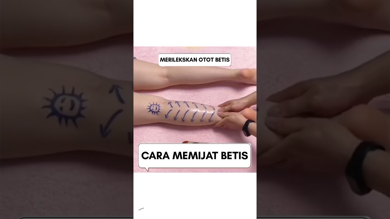 Cara memijat betis, merileksasikan otot betis sepulang kerja #indonesia #pijat #massage