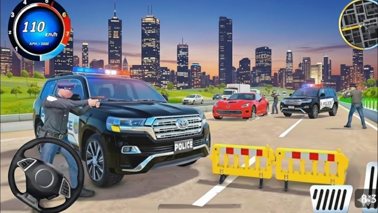 Police Car Chase Simulator 3D - Extreme Police Chase | Realistic Android Gameplay 