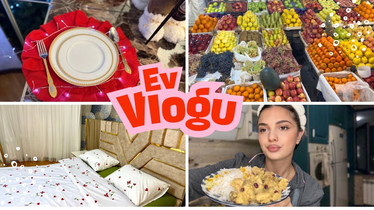 Niye getmişdim ? 💔/ qaymaqlı toyuqlu plov😋/evde neleri deyişdik 😍#evvlogu #yemek #keşfet 