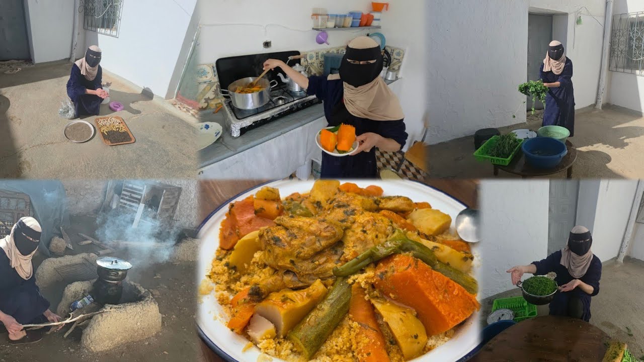 👌 البكولة بالعواد زوينة بزاف وكوسكوس بالطعام زادها بنينة 👌صحة وعافية عليكم! واش كتطيحي الكوسكوس 